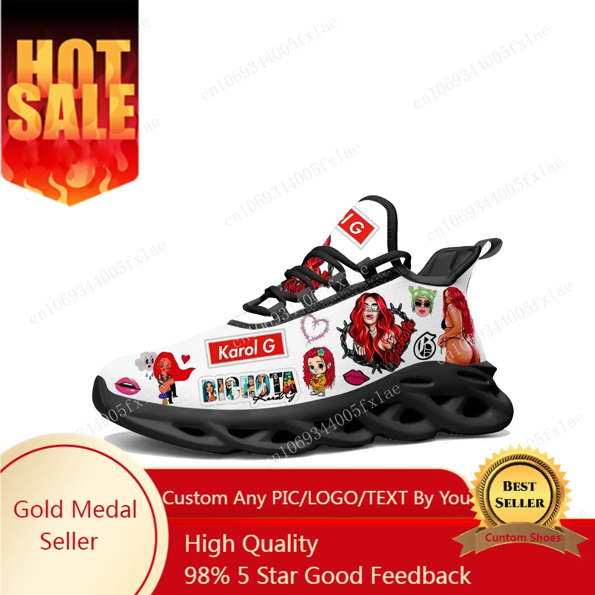 Women Shoes Sneakers - Karol G Bichota フラットスニーカー メンズ レディース