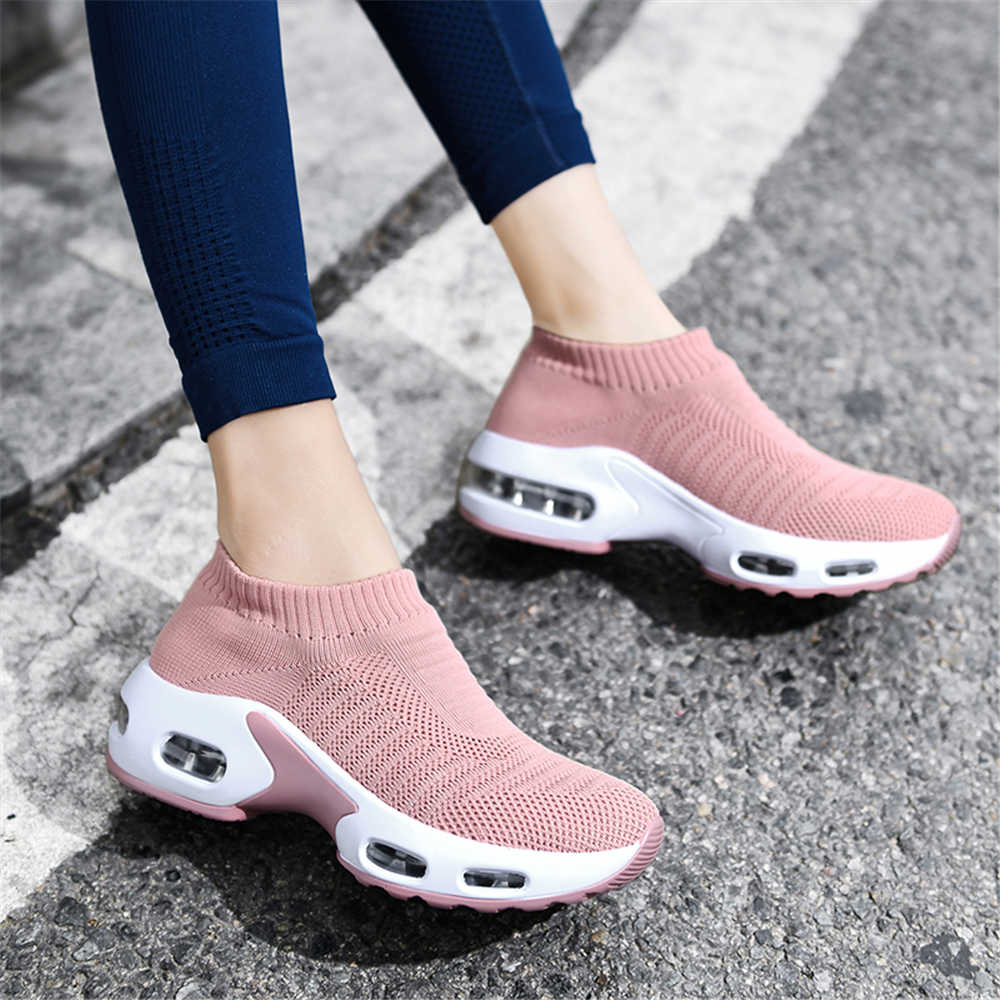 ビッグサイズ番号 38 女性のヒールブーツ靴ヒール女性ランニ - Women Shoes Sneakers のレビューと価格