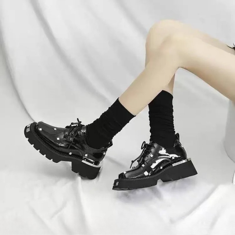 女性ローファークリスタルプラットフォーム分厚いメアリージェー - Women Shoes Sneakers のレビューと価格