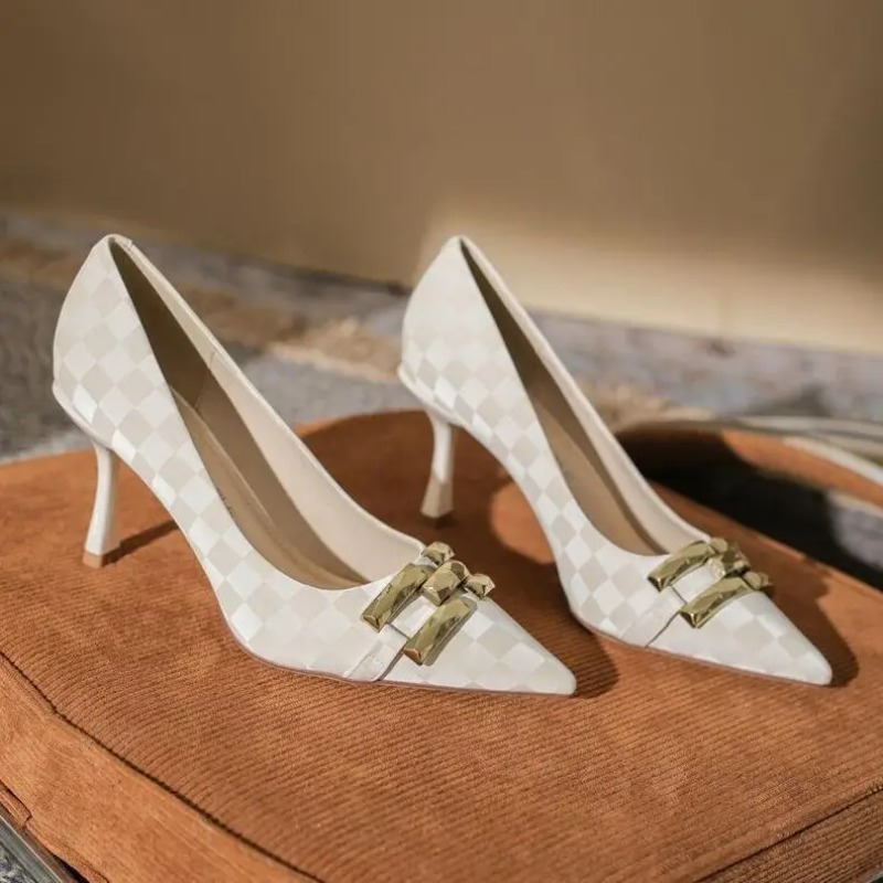 オフィスミディアムヒール黒の靴女性のための 2024 ホワイ - Women Shoes Quick Delivery のレビューと価格