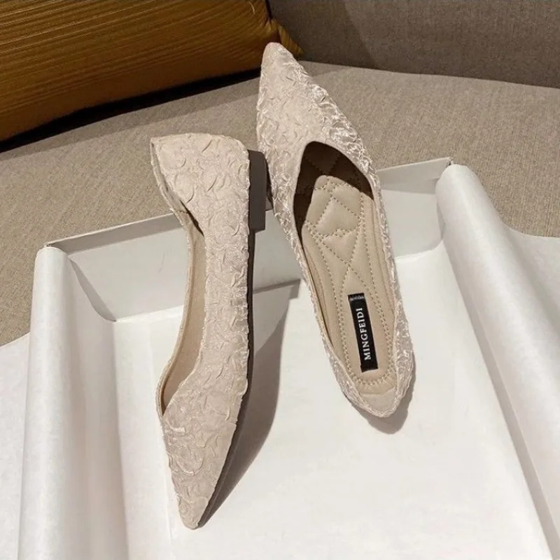 女性のための先のとがったフラットモカシン,女性の靴,若い靴, - Women Shoes Quick Delivery のレビューと価格