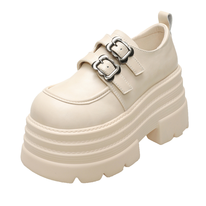 女性のカジュアルな革の靴,女性の厚底靴,ファッショナブルなブ - Women Shoes Japanese Brand のレビューと価格