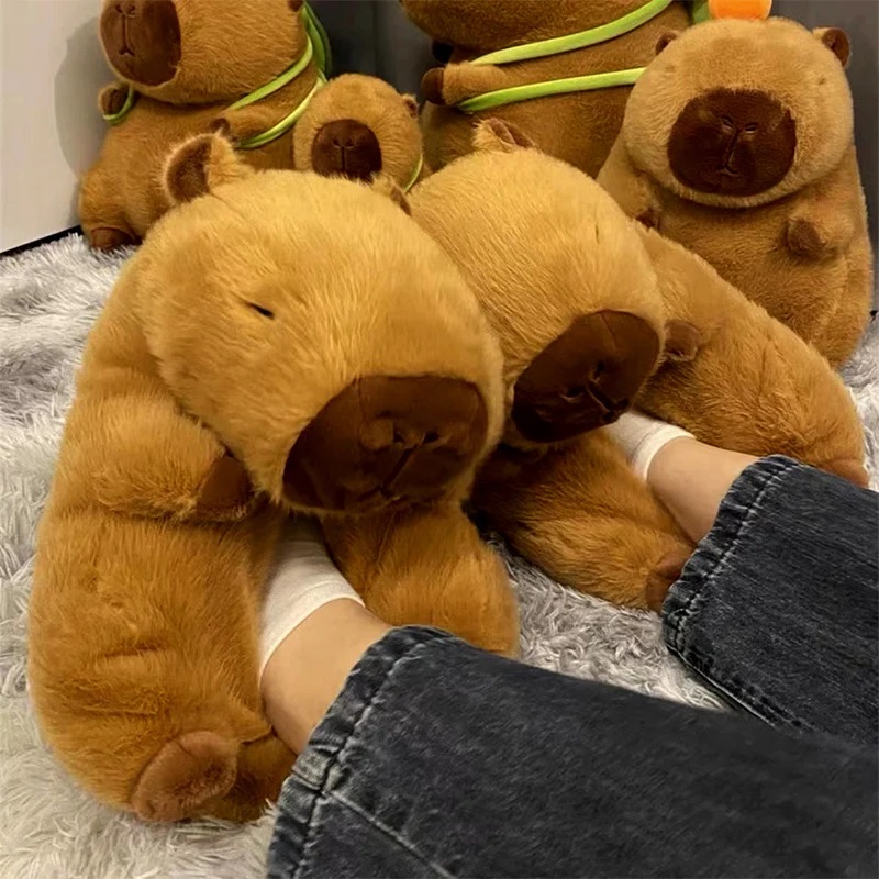 ノベルティカピバラスリッパユニセックス動物スライド靴女性のか - Women'S Shoes For Fall のレビューと価格
