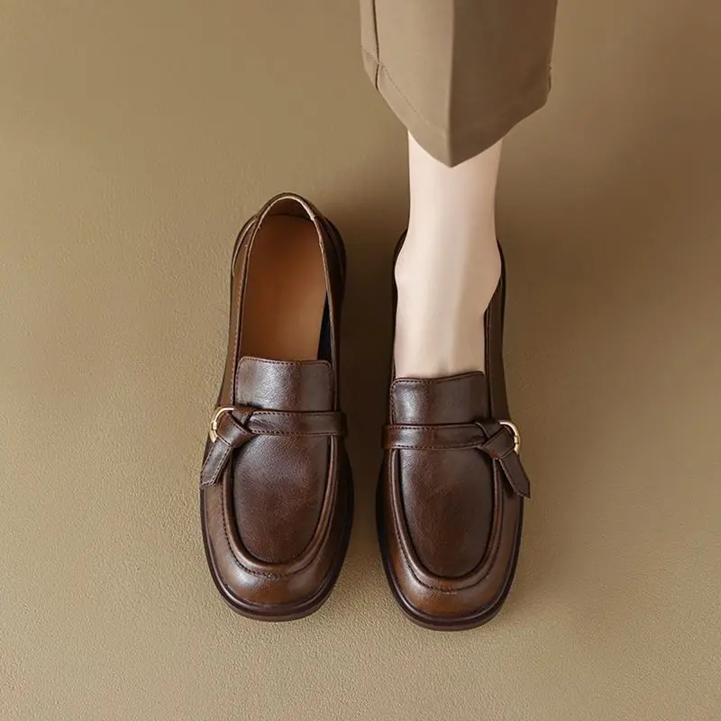 女性用ミディアムヒールのスクエアトゥシューズ,スリッポンパン - Women Shoes Quick Delivery のレビューと価格