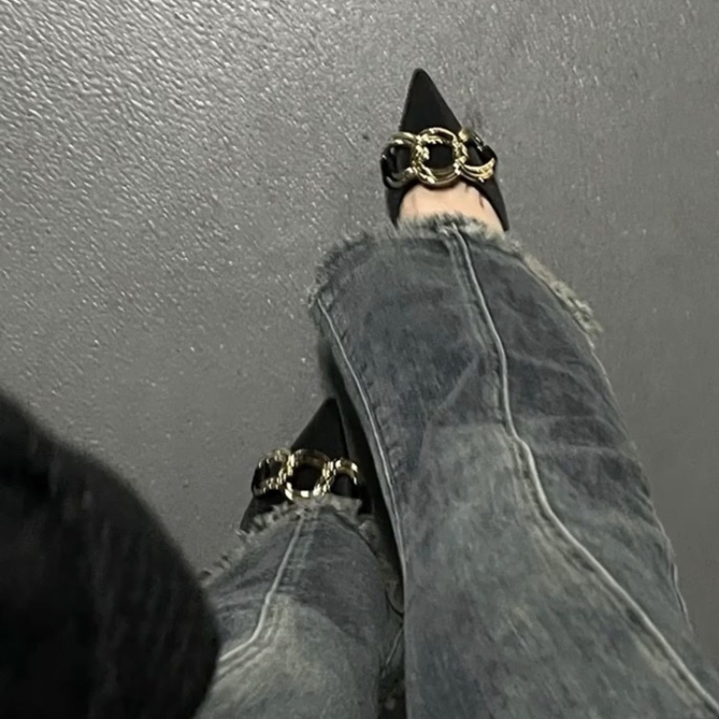 ポインテッドトゥ女性パンプス春と秋 Stilito ハイヒー - Women Shoes Quick Delivery のレビューと価格