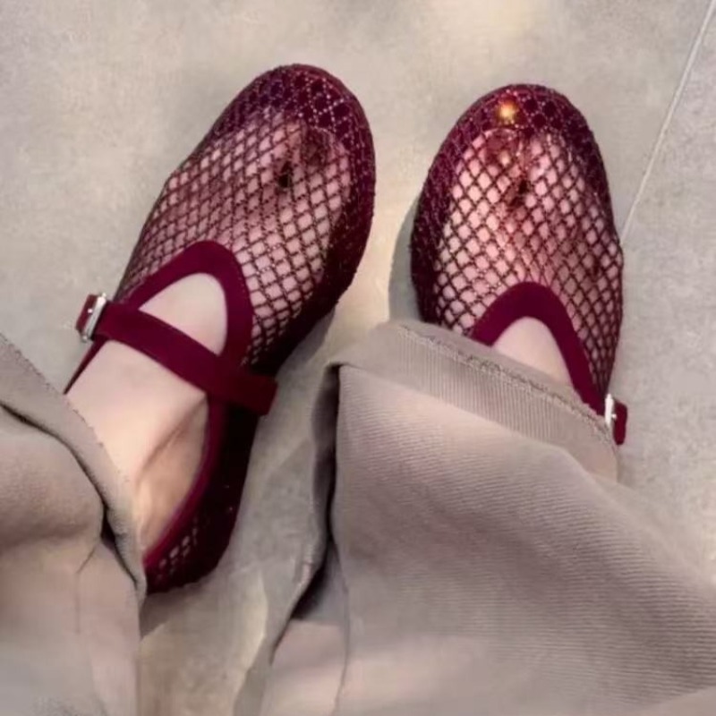 中空ラインストーンバオトウサンダル レディース 2026年新 - Square Toe Mule のレビューと価格