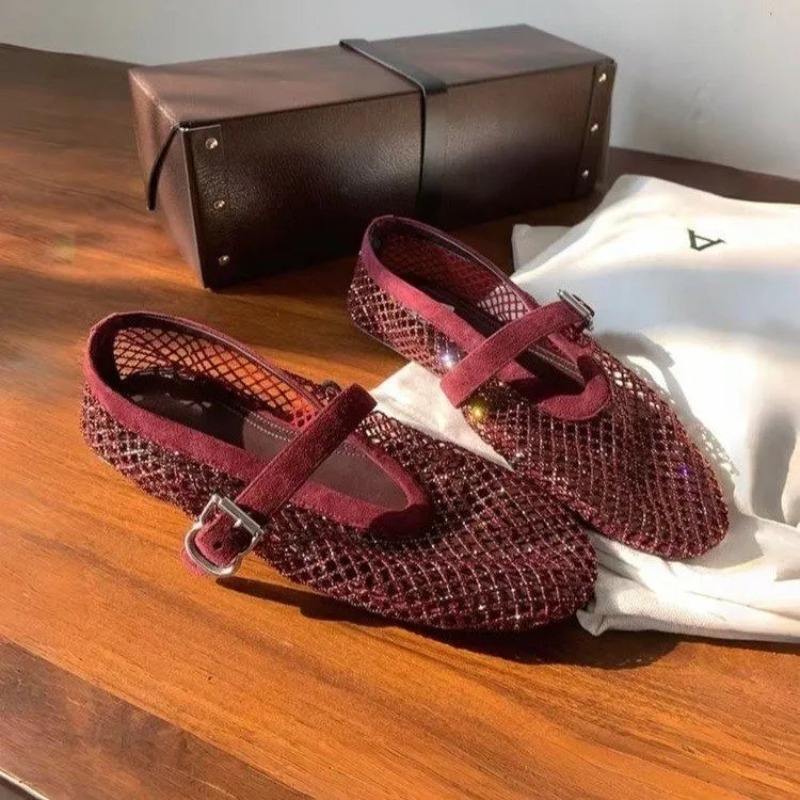 中空ラインストーンバオトウサンダル レディース 2026年新 - Square Toe Mule のレビューと価格
