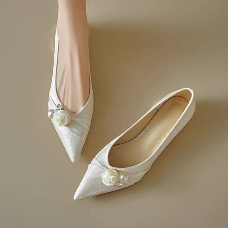 エレガントな女性のローファーファッションウェディングパーティ - Ballet Flat Women のレビューと価格