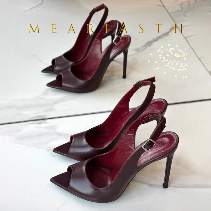 パテントレザーサンダルブラックグラデーション女性尖ったピープ - Women Shoes Japanese Brand のレビューと価格